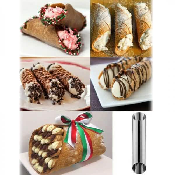 10-Piece: Non-Stick Buttercream Corner Danish Pastry Molds