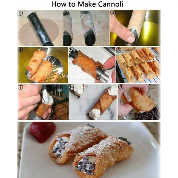10-Piece: Non-Stick Buttercream Corner Danish Pastry Molds
