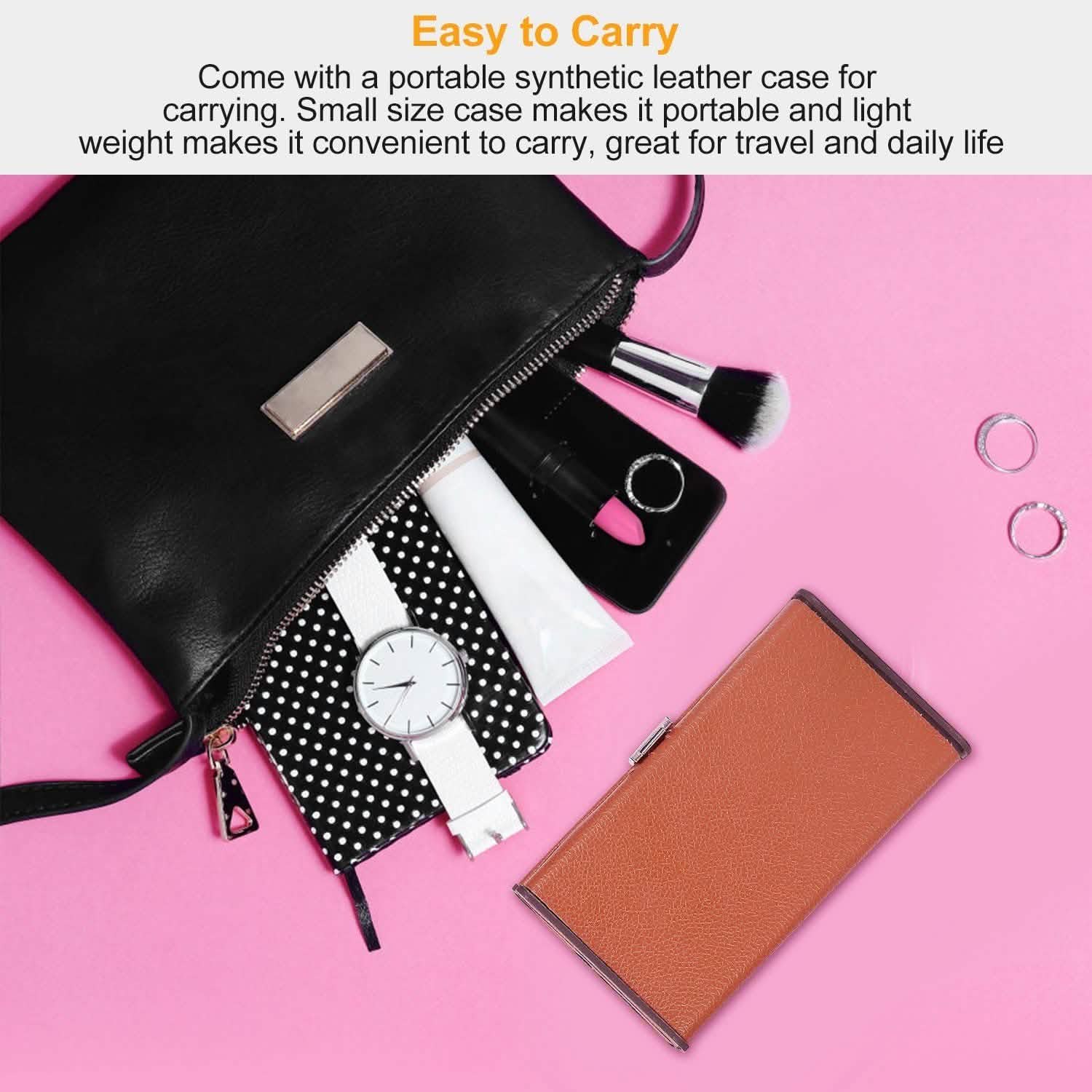 10-Piece: Pedicure, Manicure and Grooming Kit with Leather Case