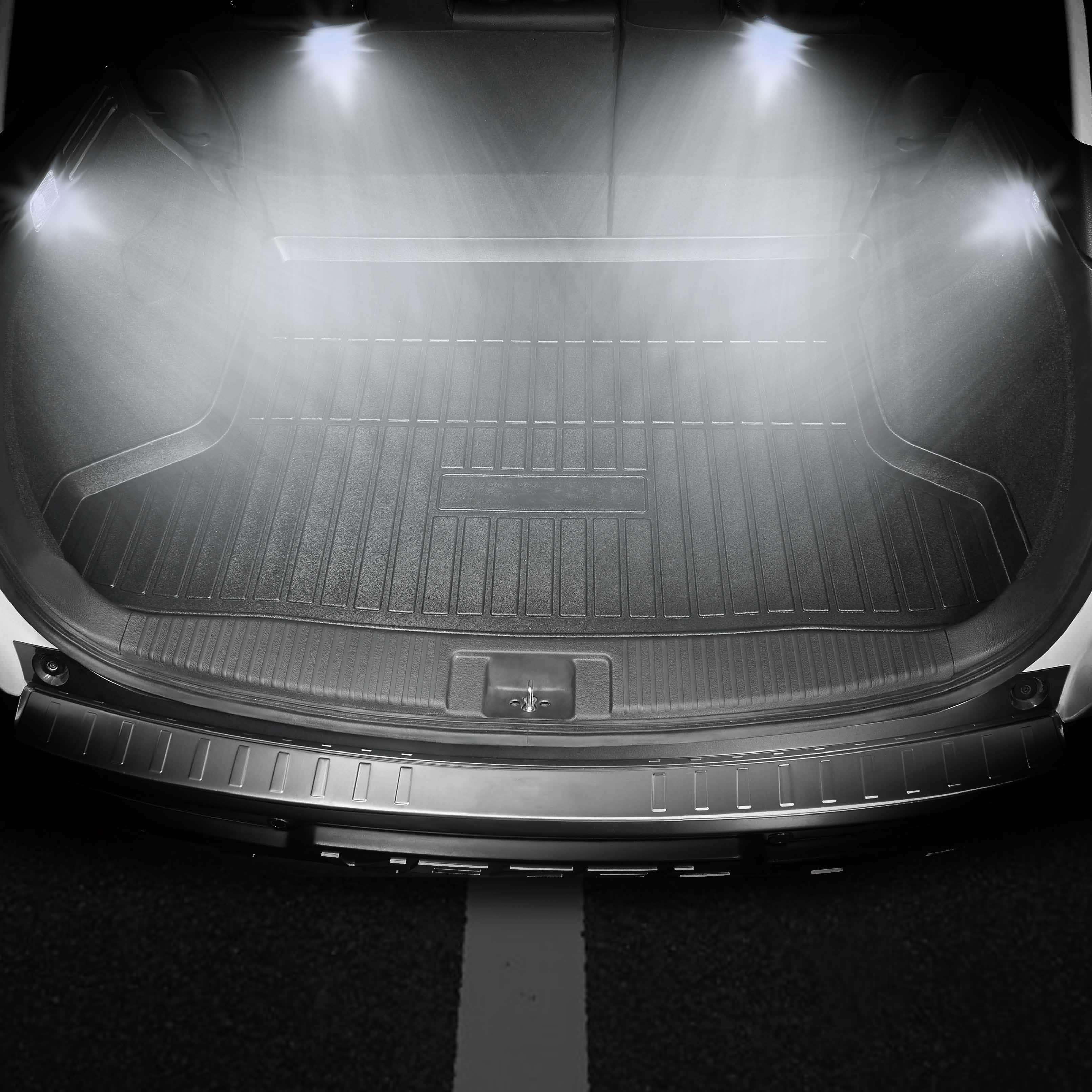 10-Piece: Xenon White Wedge Base LED Bulbs