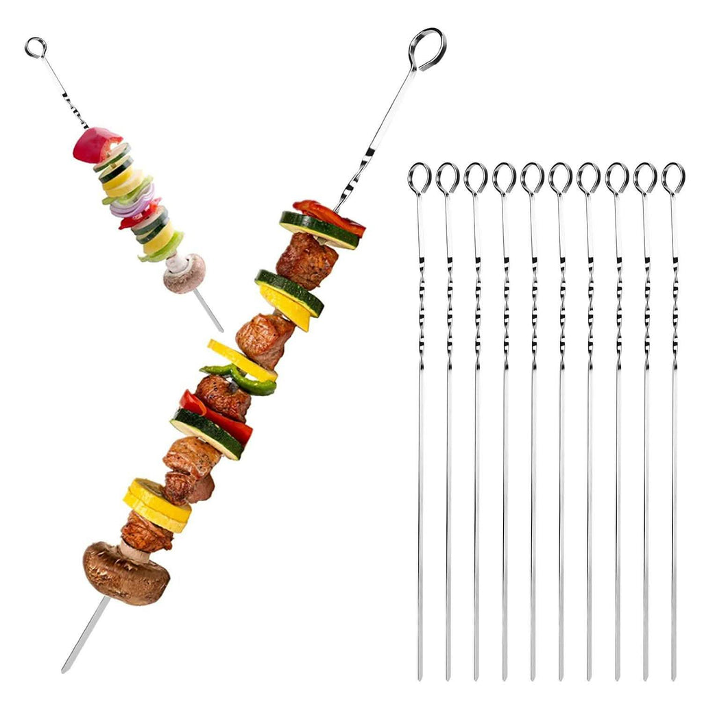 10-Pieces: 16" BBQ Skewers