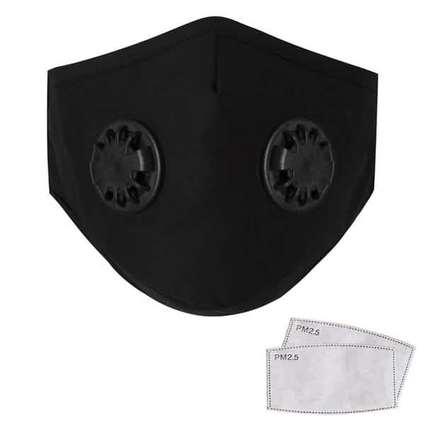 10-Pieces: Double Breathing Valve PM 2.5 Mask Respirator