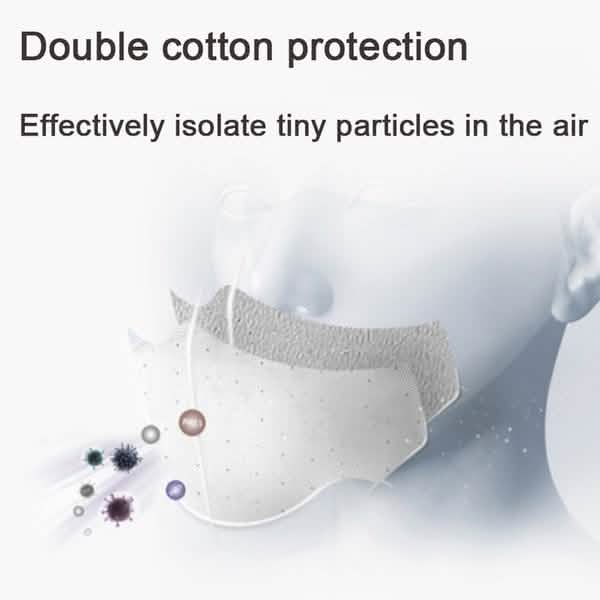 10-Pieces: Double Breathing Valve PM 2.5 Mask Respirator
