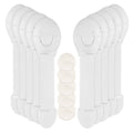 10-Pieces: Kids Safety Locks with 5 Furniture Corner Protectors