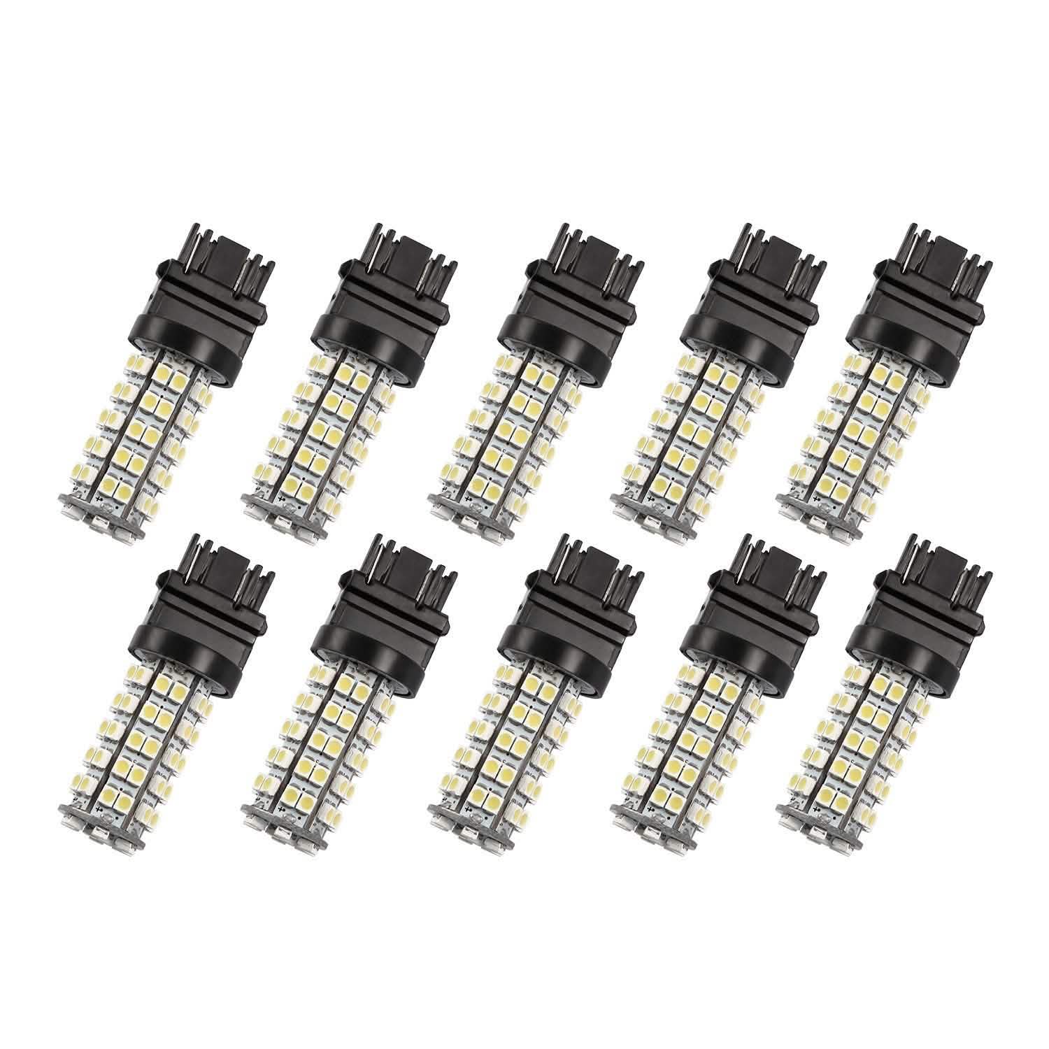 10-Pieces: LED Car Light Bulbs