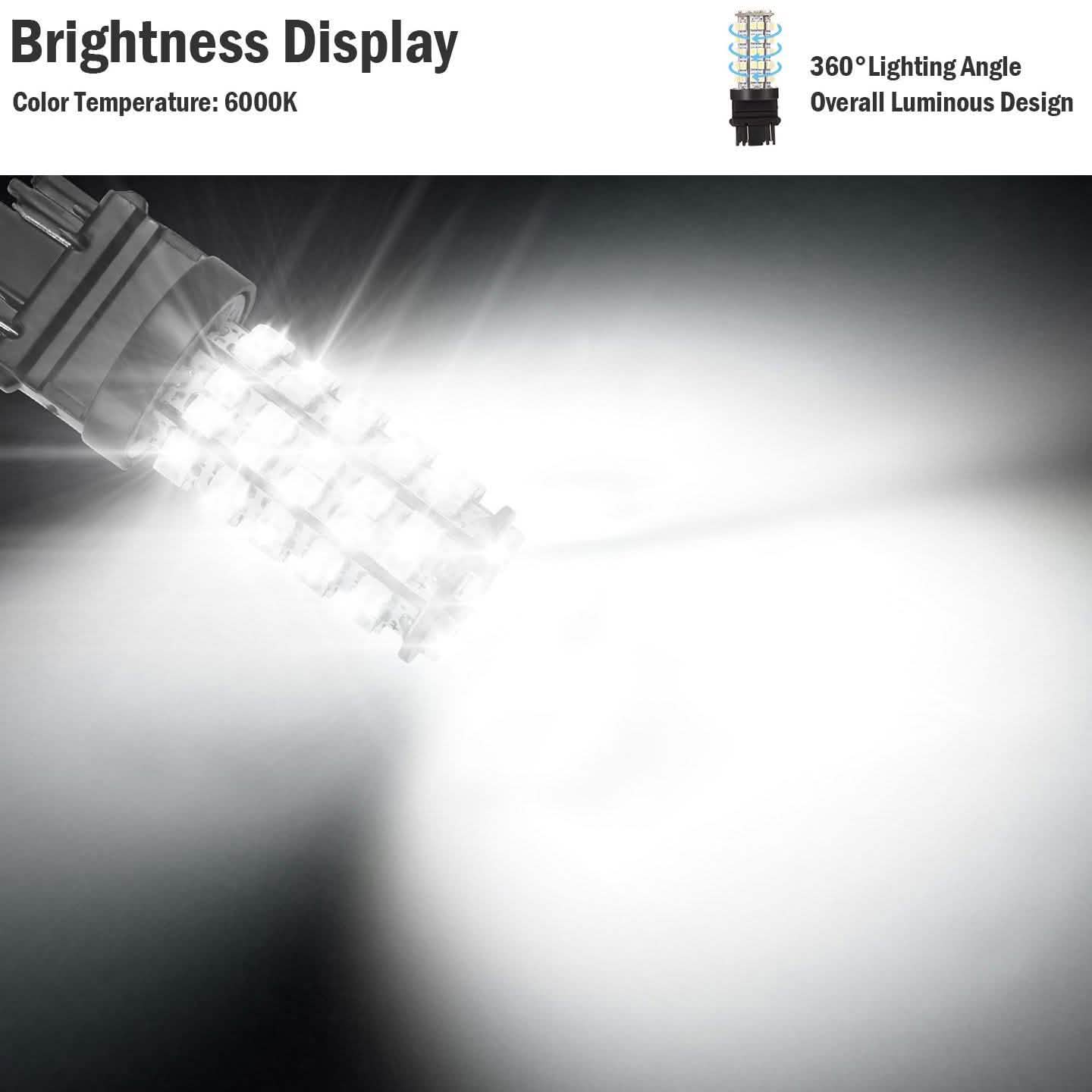 10-Pieces: LED Car Light Bulbs