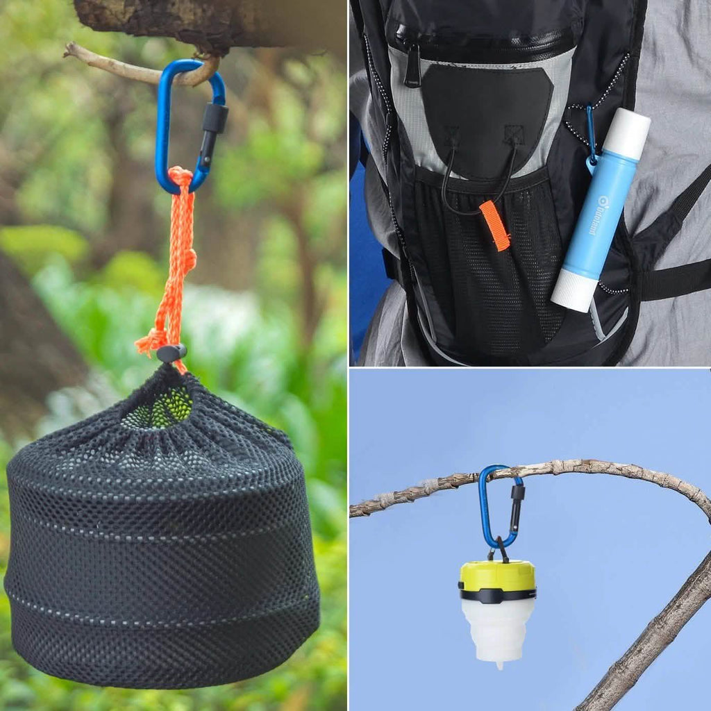 10-Pieces: ODOLAND Camping Cookware Mess Kit