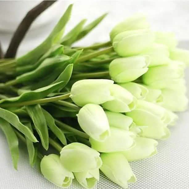 10-Pieces: PU Modern Style Bouquet Tabletop Flower Bouquet