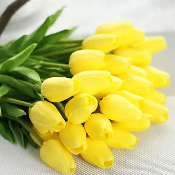 10-Pieces: PU Modern Style Bouquet Tabletop Flower Bouquet