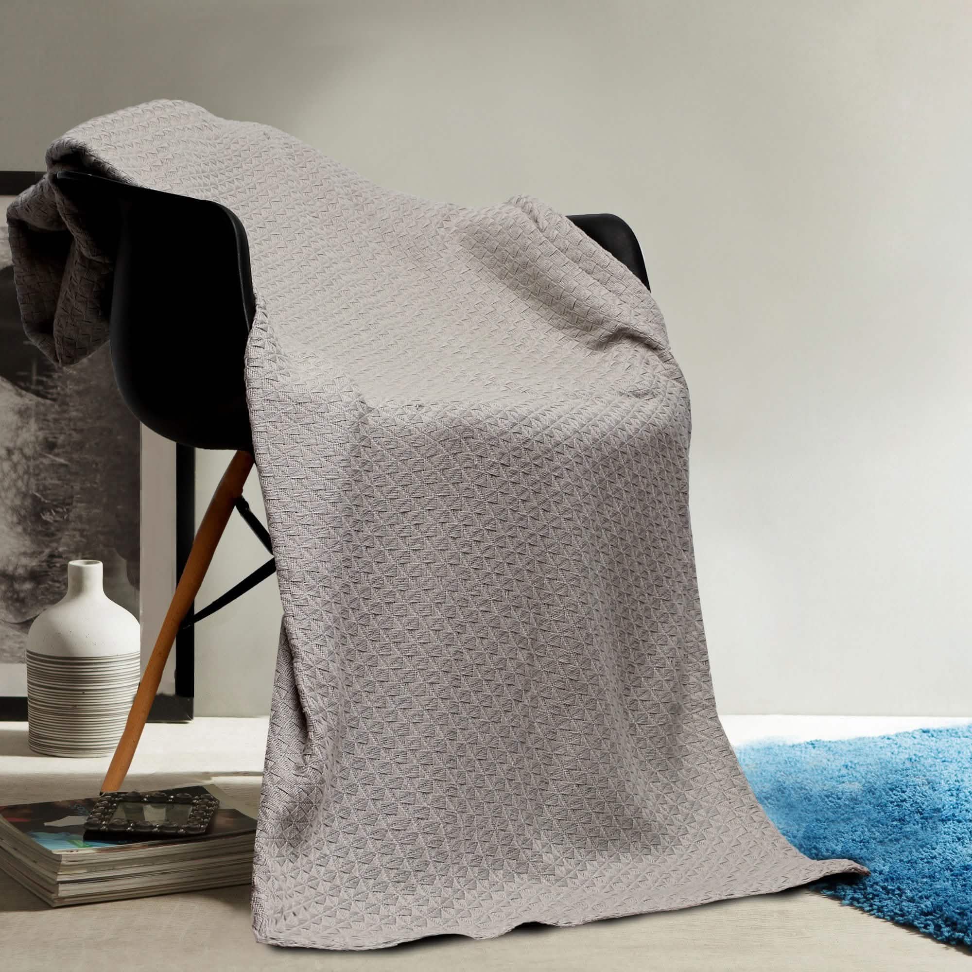 100% Cotton Oversized Heavy Super Soft Throw Blanket Cover