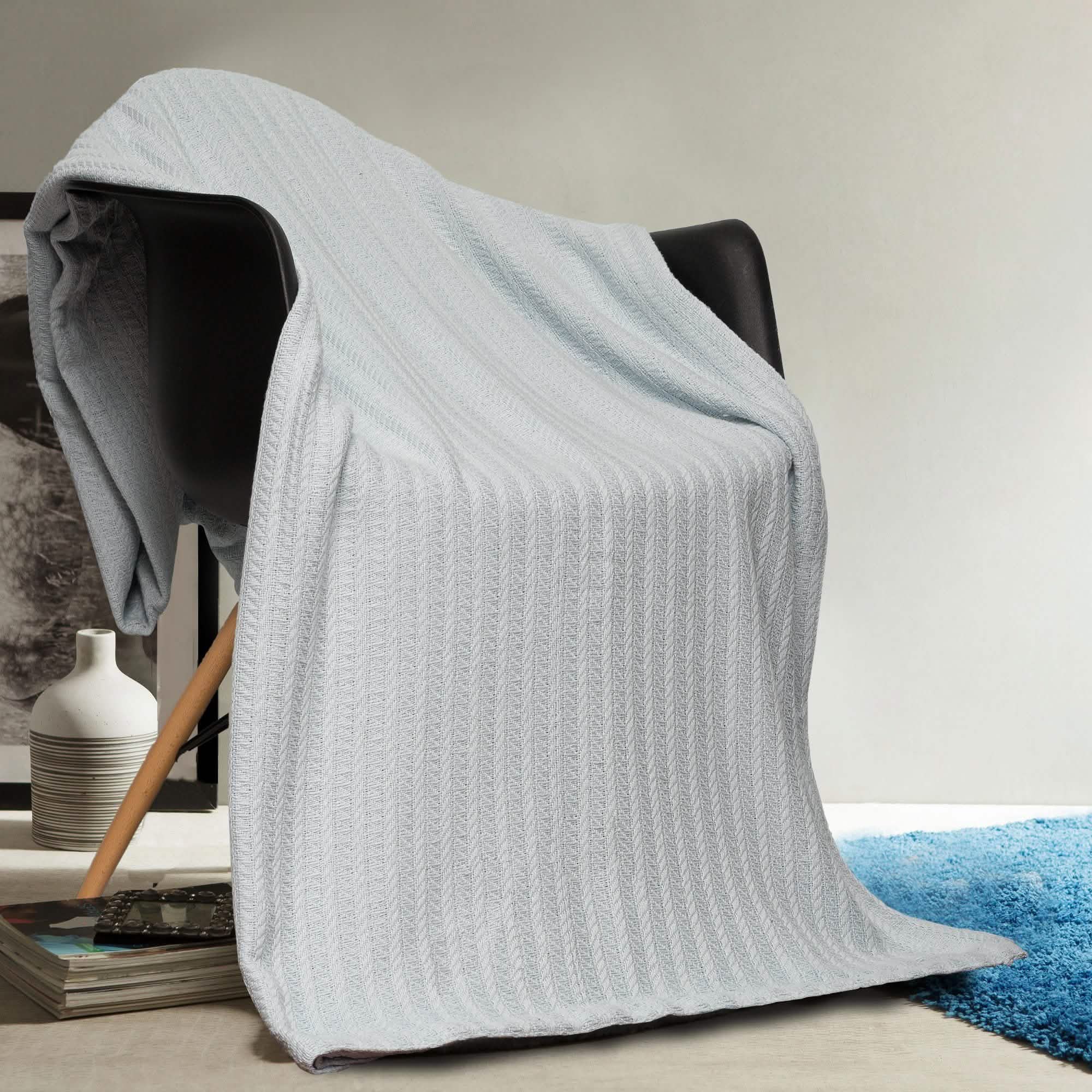 100% Cotton Oversized Heavy Super Soft Throw Blanket Cover