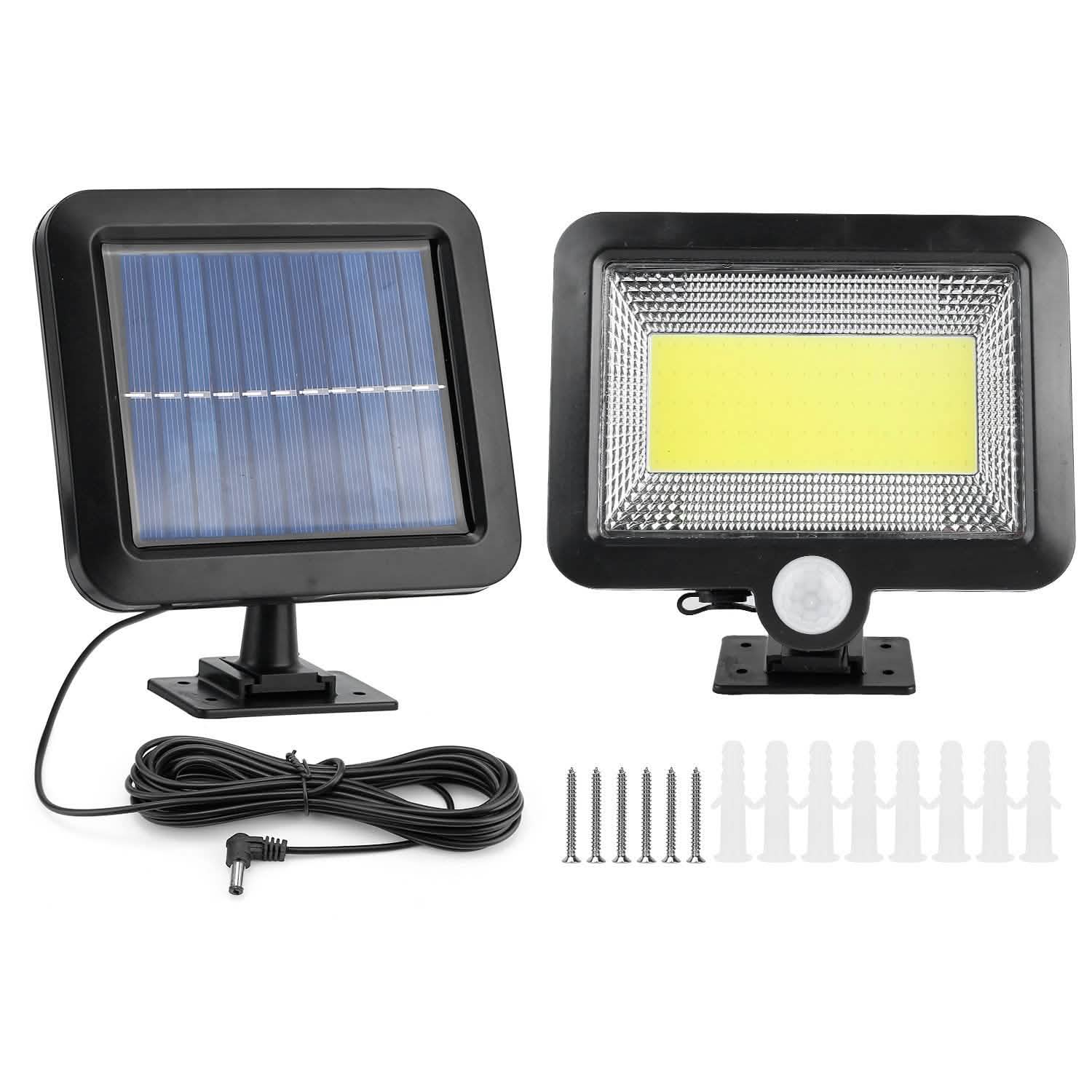 100 LED Solar Powered Wall Lights Outdoor