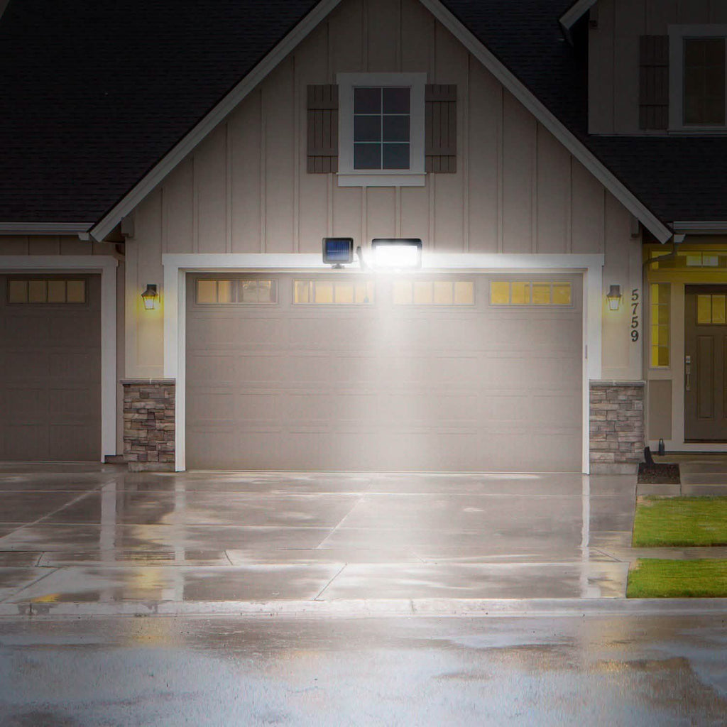 100 LED Solar Powered Wall Lights Outdoor