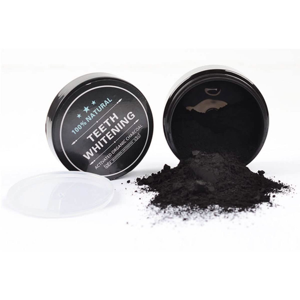 100% Natural Charcoal Teeth Whitening Powder