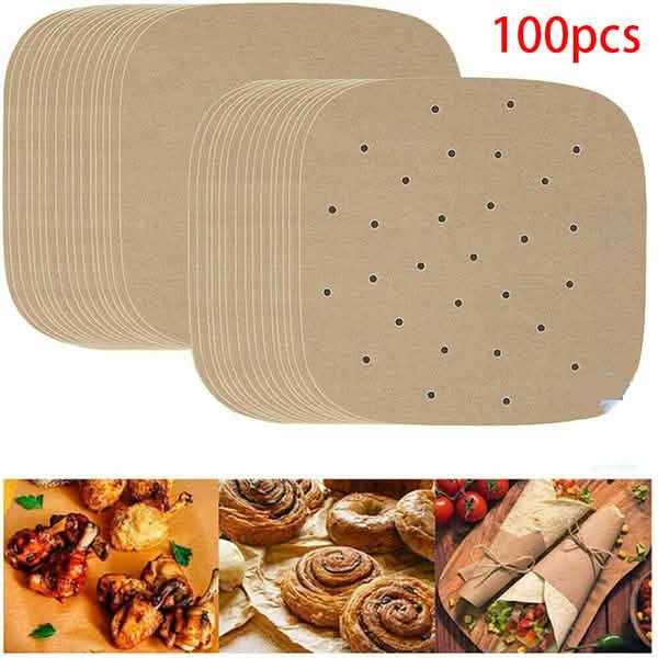 100-Piece: Air Fryer Parchment Paper