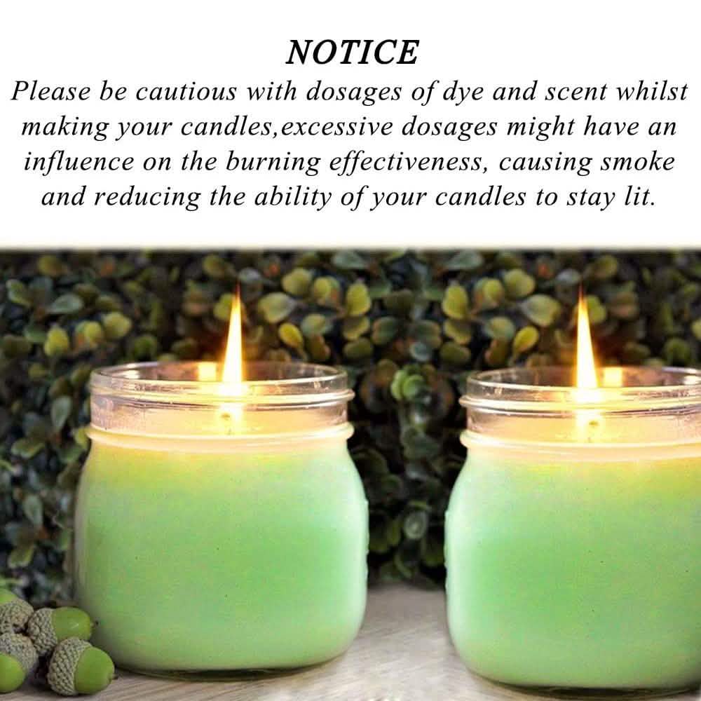 100-Piece: EricX Light Cotton Candle Wick 6" Pre-Waxed for Candle Making