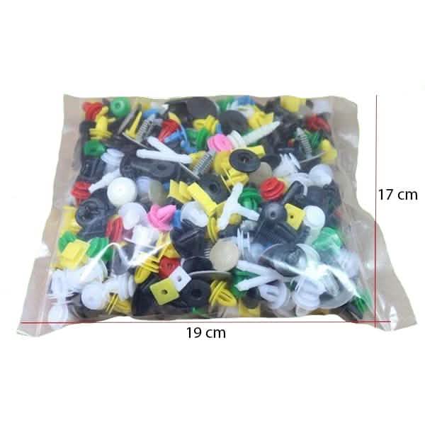 100-Piece: Universal Plastic Car Clips
