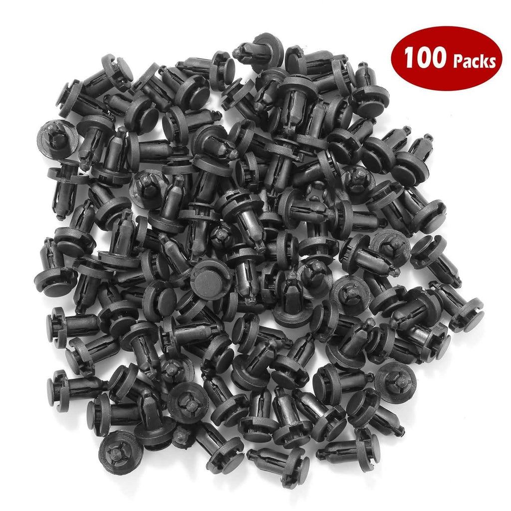 100-Pieces: 10mm Bumper Clip Fastener Rivets