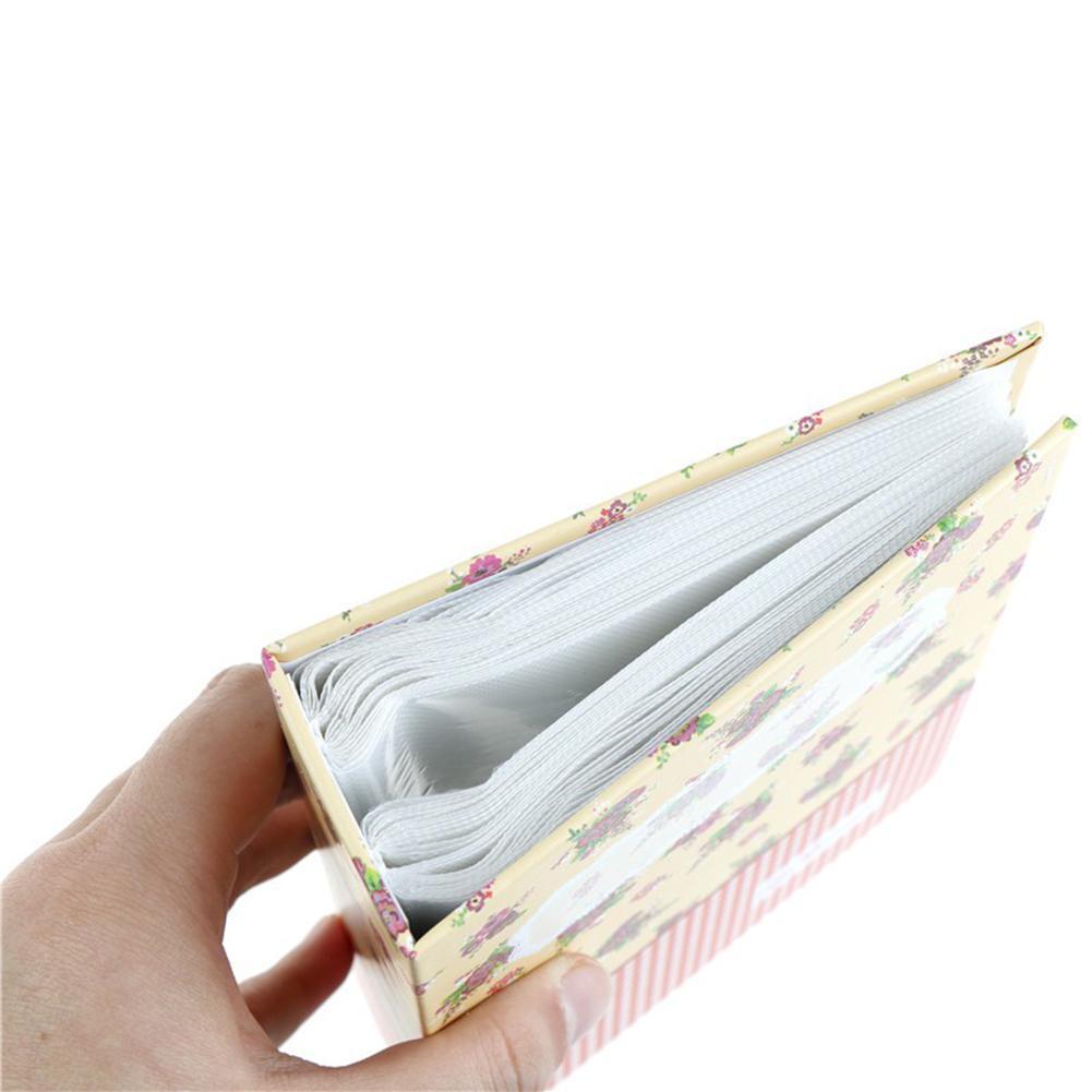 100 Pockets Photo Album Sweet Floral Creative Family Picture Albums Memory Storage Case Holder Gift Home Decor House Decoration DIY Memorable Gifts For Loved Ones