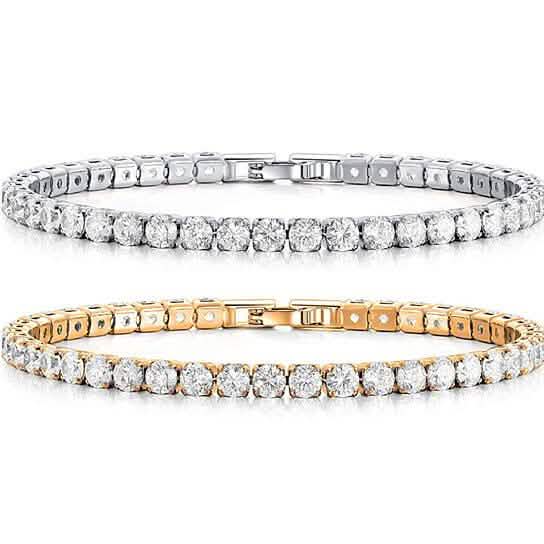 10.00 CTTW Round Cut Tennis Bracelet