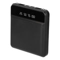 10000 mAh Portable Powerbank Mini with Dual USB Ports LCD Display