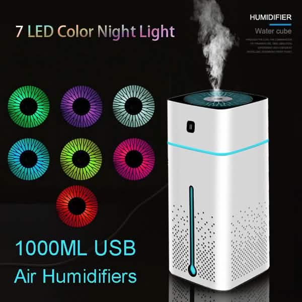 1000ml USB Electric Diffuser Humidifier