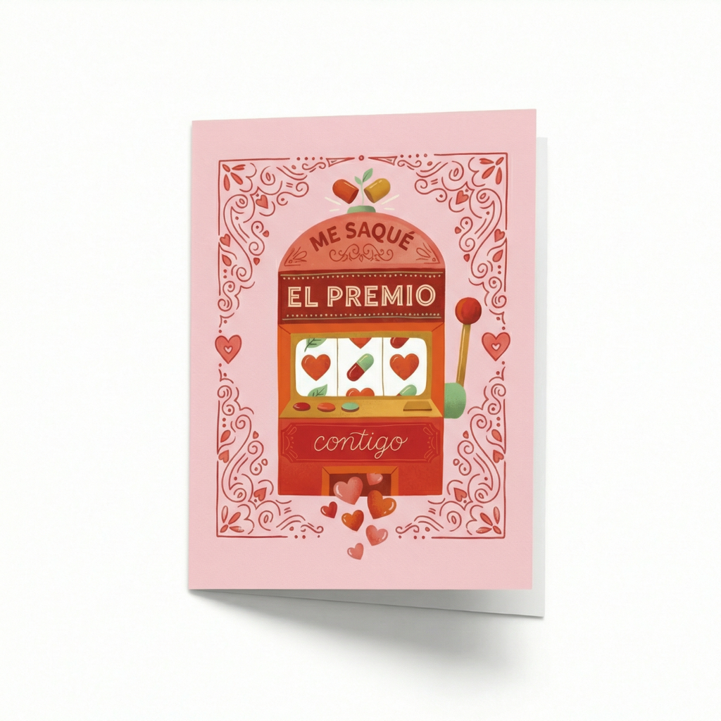 Farmacia Savia Tarjeta de Felicitación Me Saqué El Premio Contigo (1 unidad)