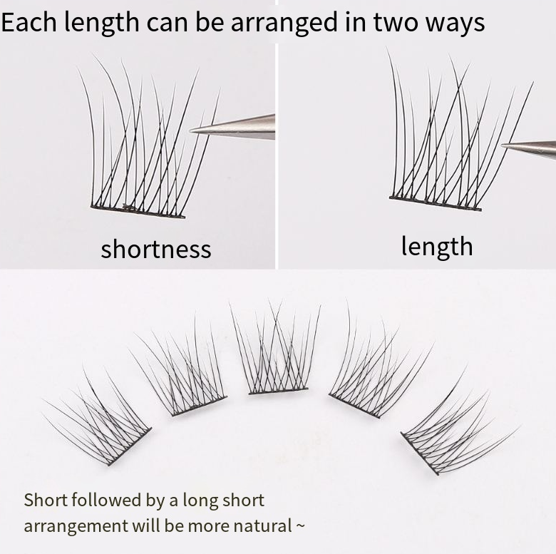 Lazy Fish Tail False Eyelashes Trilogy Natural Simulation Thick Single Cluster Lazy Series Deviruchi Eyelashes
