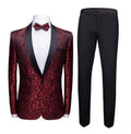 SOPHISTICATED DARK BLUE FORMAL SPECIAL OCCASSIONS DANCE PARTY’S Men's Dress Suit Set