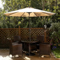 106.3-Inch Outdoor Patio Umbrella