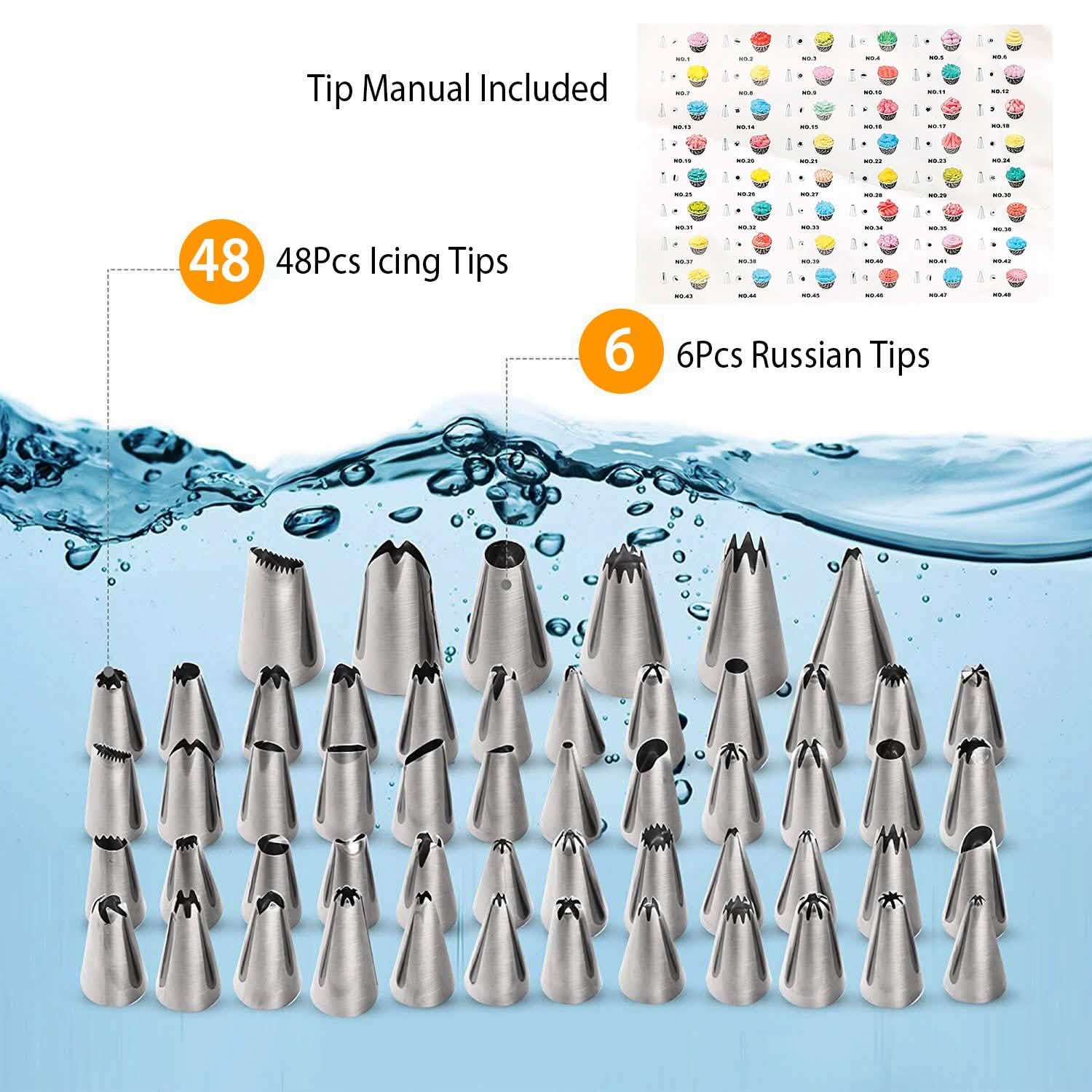 108-Piece: Cake Decorating Supplies Kit