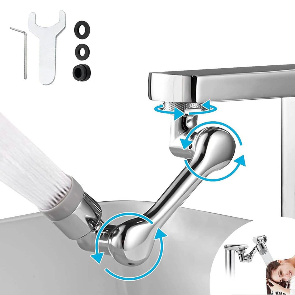 1080 Degree Extension Universal Faucet Aerator 2 Modes