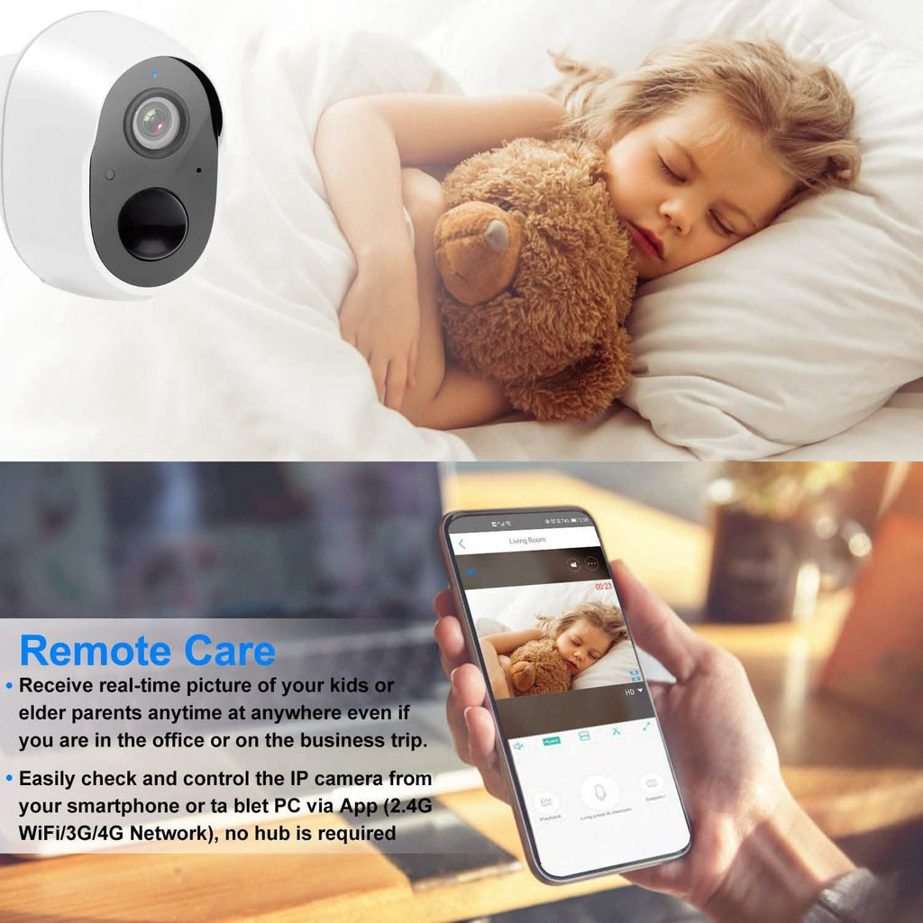 1080P FHD WiFi IP Two-Way Audio Security Surveillance Camera