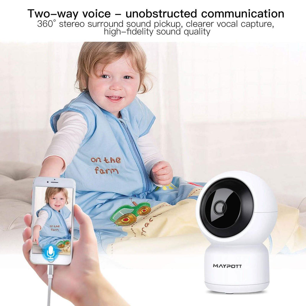 1080P HD Wireless Smart Spy Camera WiFi Security IR Night Vision Baby Monitor