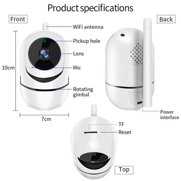 1080P Intelligent Tracking Home Security Camera HD Wifi PTZ Camera