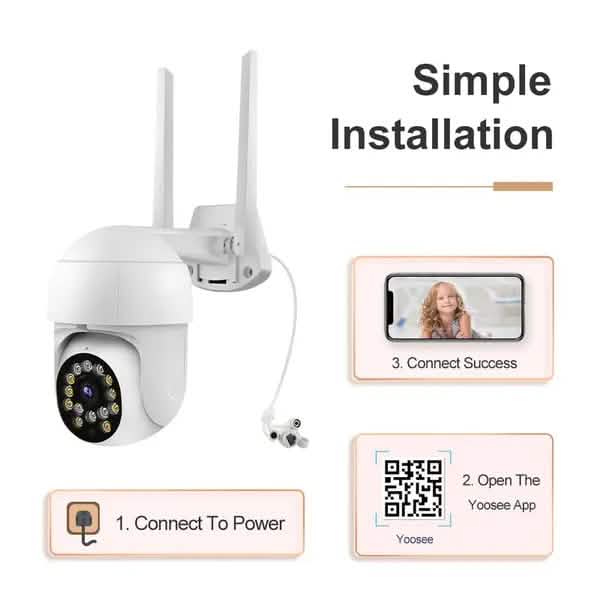 1080P Outdoor Full Color Night Vision Surveillance Camera