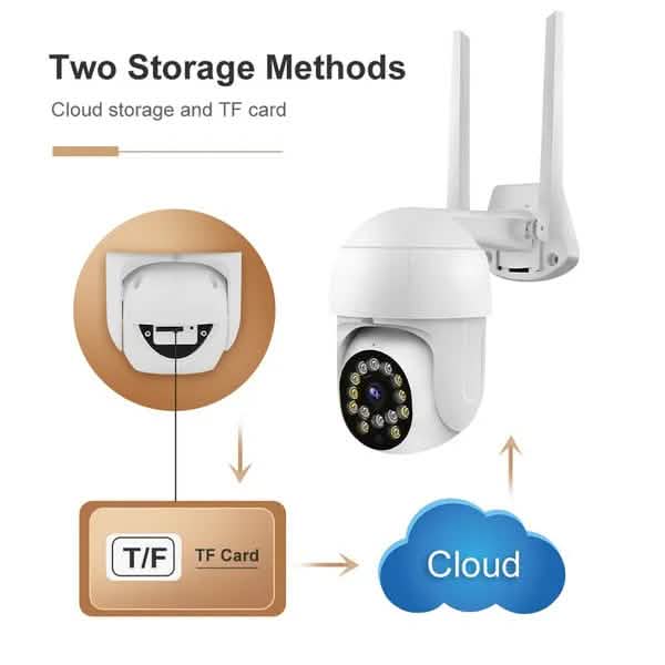 1080P Outdoor Full Color Night Vision Surveillance Camera