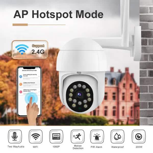 1080P Outdoor Full Color Night Vision Surveillance Camera