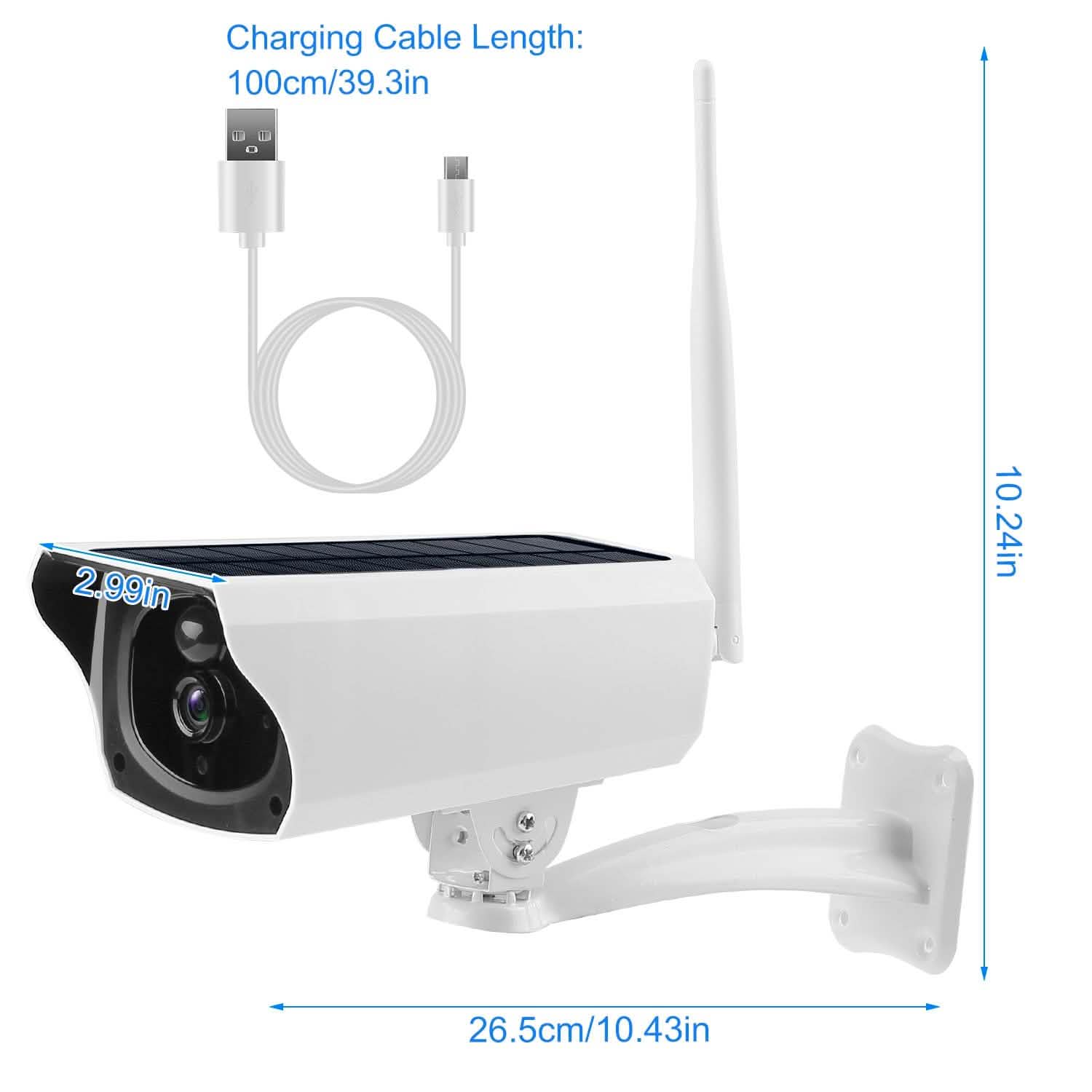 1080P Solar Powered Wifi IP Camera