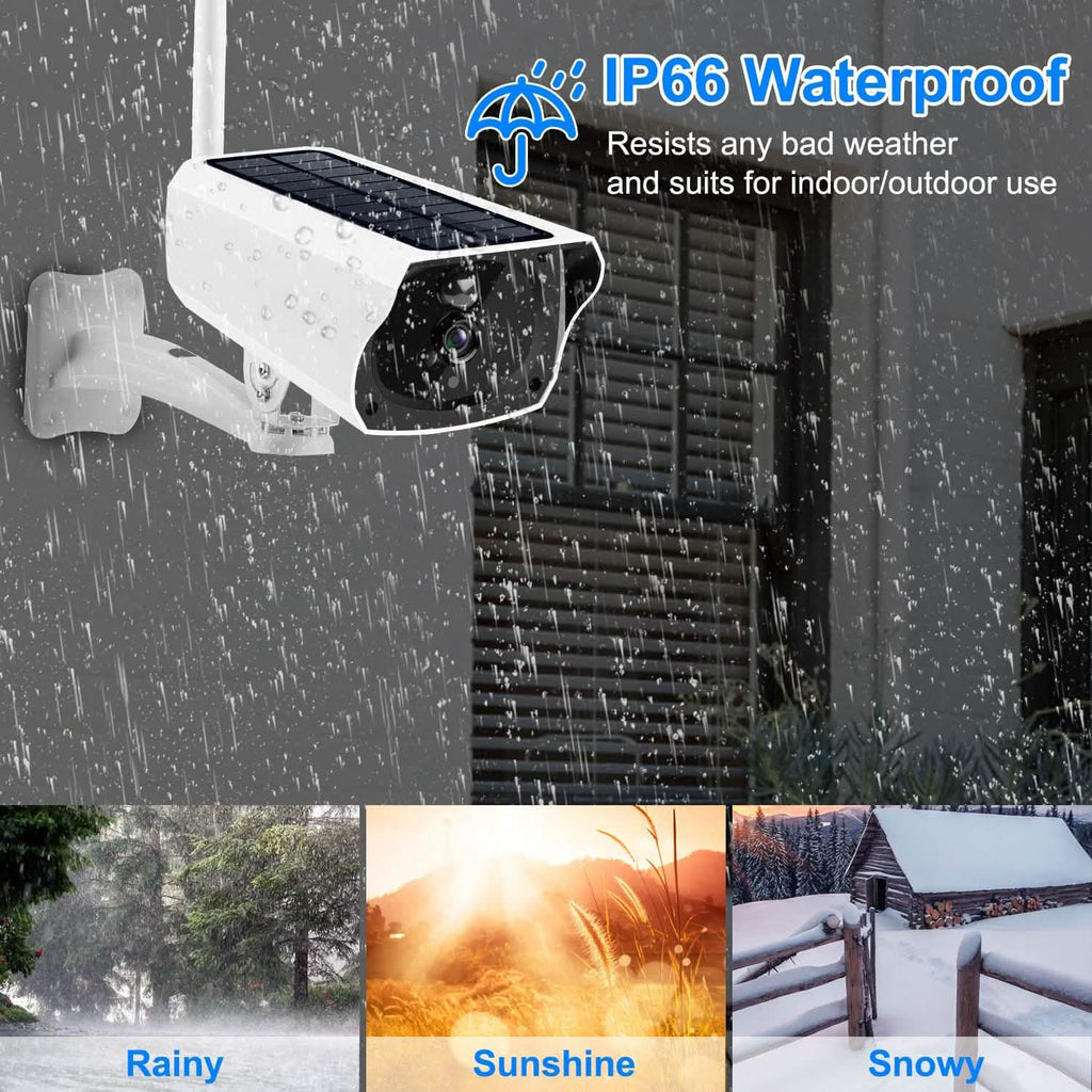 1080P Solar Powered Wifi IP Camera