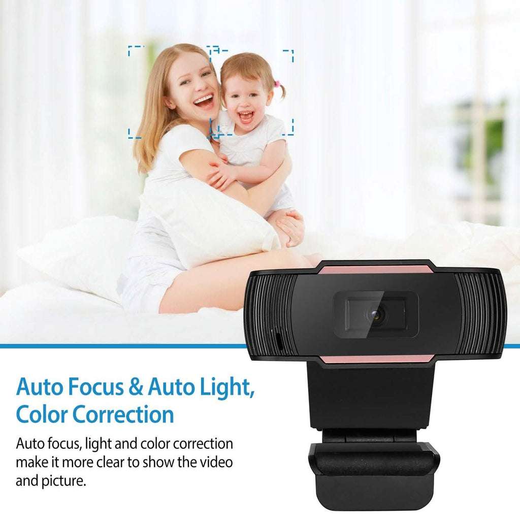 1080P USB Webcam 170 Degree Vertical Adjustment with Clip