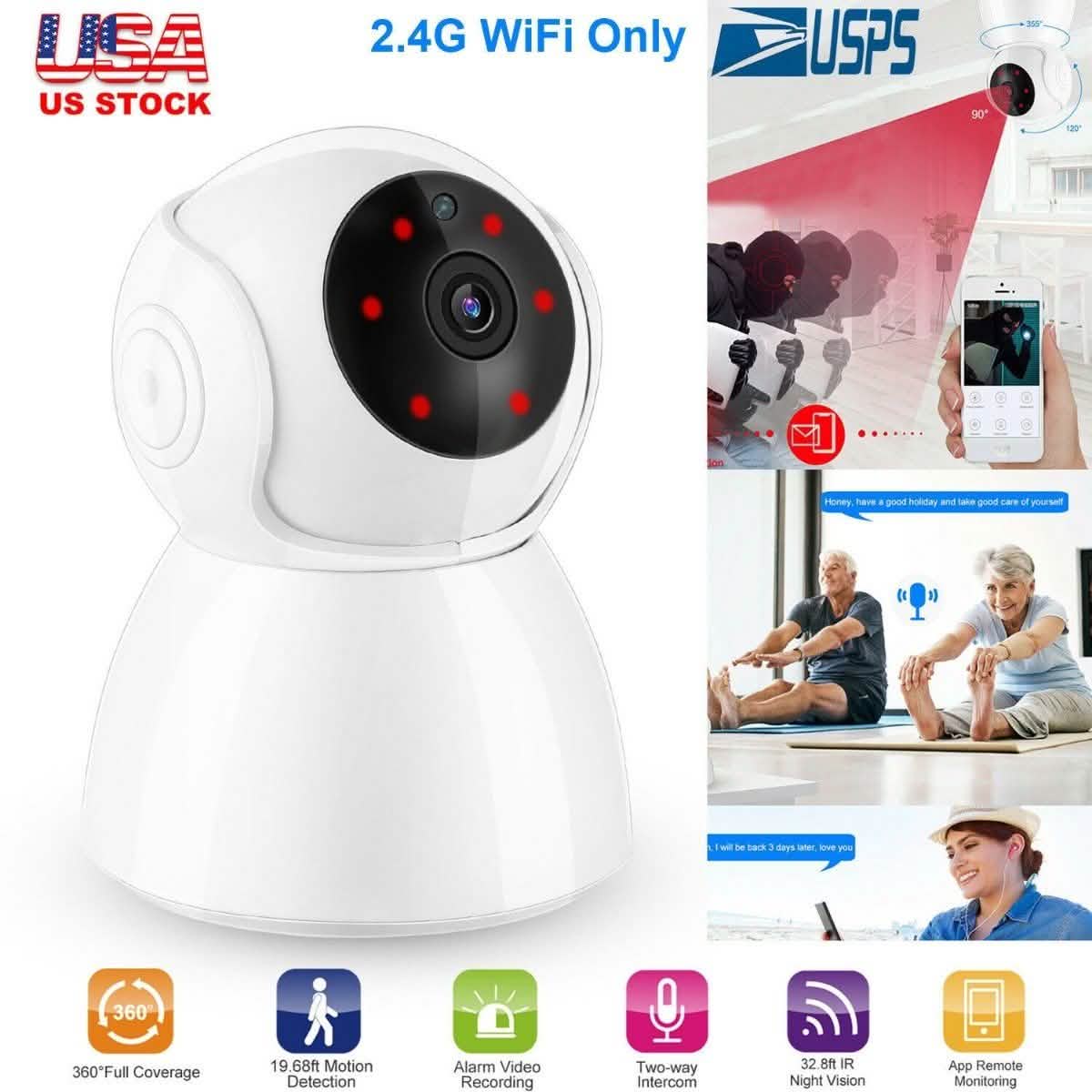 1080P WiFi IP Camera Motion Detection