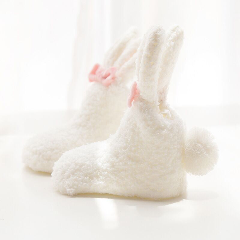 Autumn and winter coral velvet thickening plus velvet socks