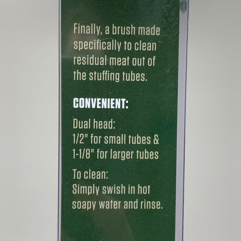 LEM (2 PACK) Tube Cleaning Brush Dual Head for Small or Larger Tubes Scilicone 1360