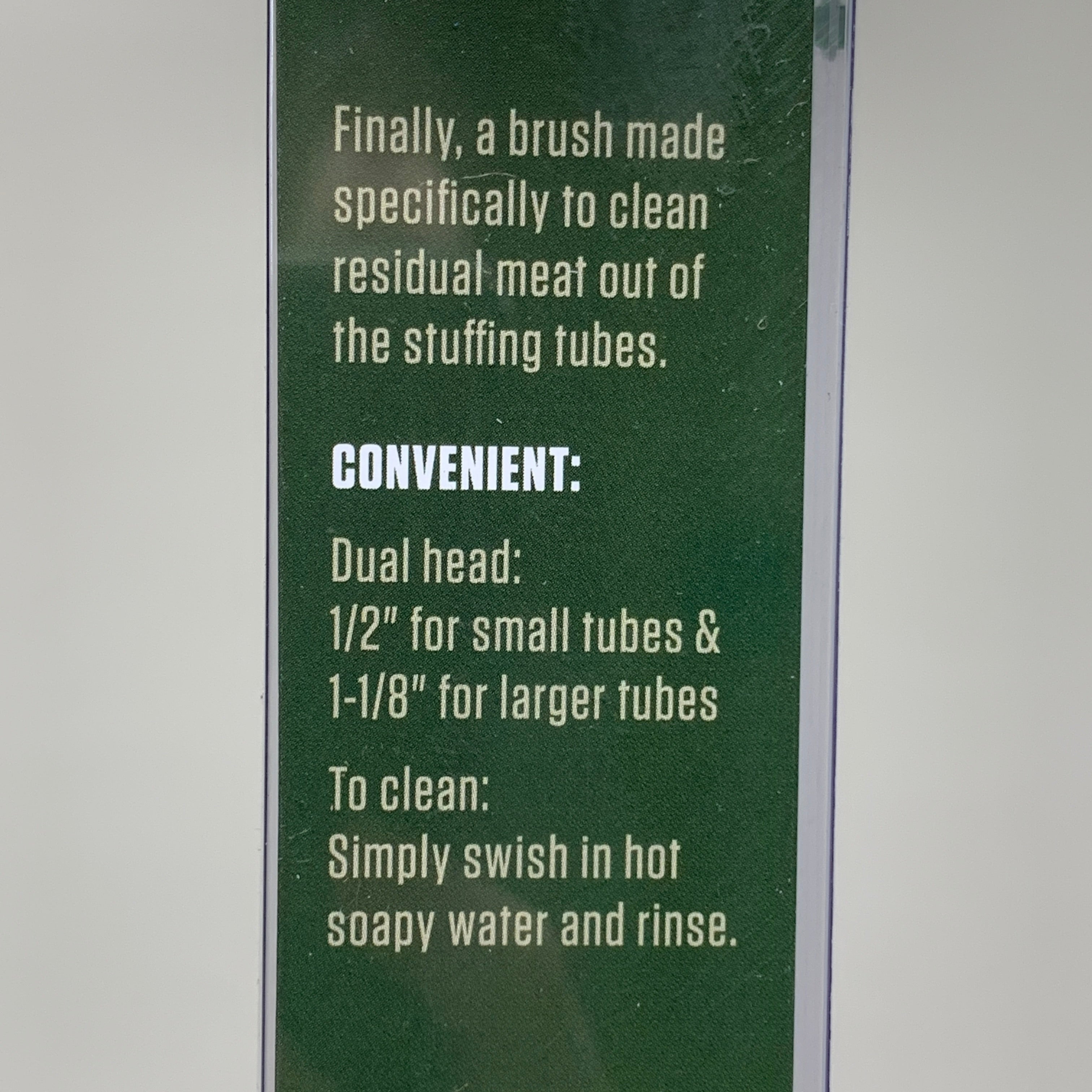 LEM (2 PACK) Tube Cleaning Brush Dual Head for Small or Larger Tubes Scilicone 1360