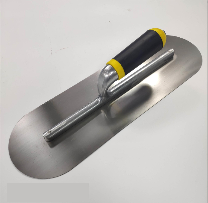 High Quality Stainless Trimming shovel, 35 Cm x 5 cm, very suitable for buckets, slate, plaster, concrete, curved handle, high c