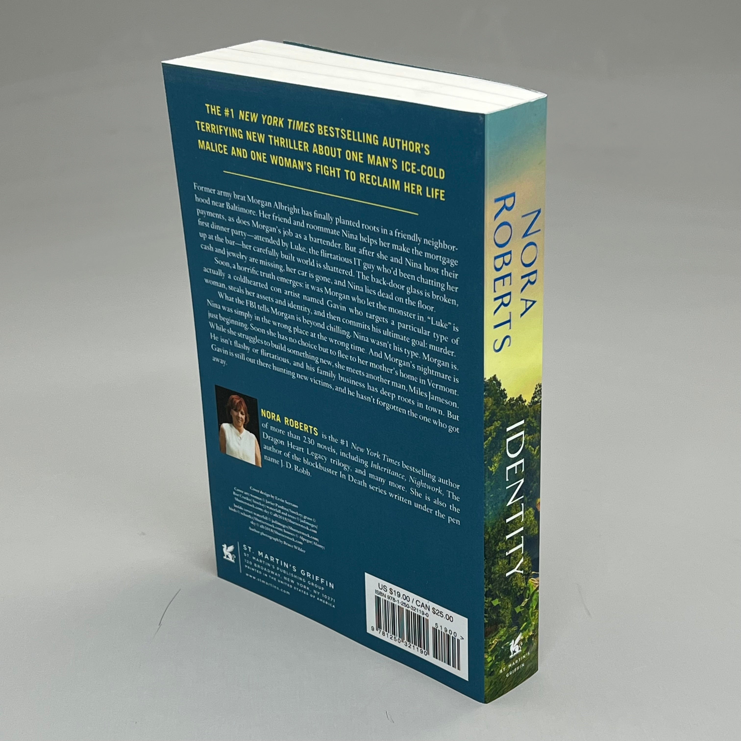 IDENTITY by Nora Roberts - Thrilling Story Bestseller Soft Cover