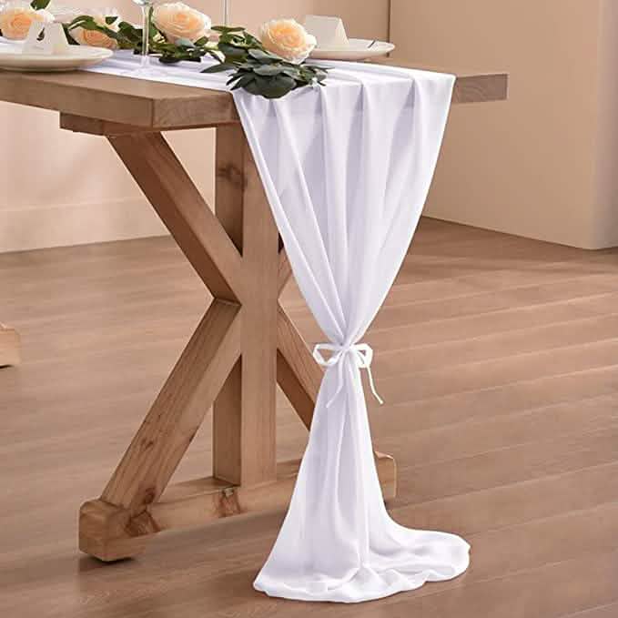 10Ft. Chiffon Table Runner