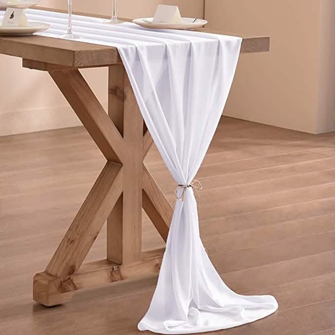 10Ft. Chiffon Table Runner