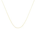 10K Gold 0.5 mm Slender & Dainty Fine Rope Chain Necklace